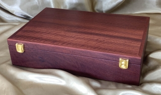 A4DB 21004-L1356 - Premium Wooden Jarrah Document Box - A4 Size SOLD