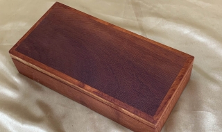 PMMB 22007-L5965 - Medium Wooden Jewelley / Memory Box - Premium Australian Woody Pear Timber SOLD