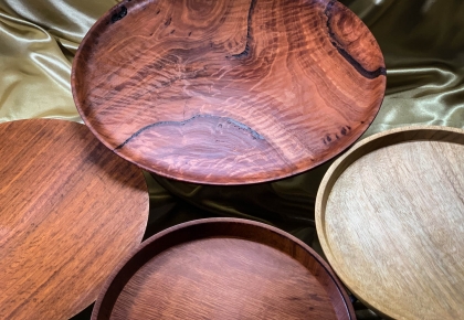 Decorator Wooden Platters - Available Now