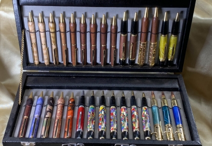 HAND TURNED AUSTRALIAN TIMBER PENS and BOXES