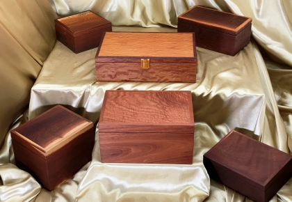 Premium Hand Made Australian Timber Jewellery Boxes with Removable Tray 