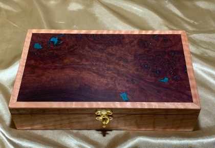 Premium Single Level Wooden Ladies or Gentleman's Jewellery, Accessory or Treasure Boxes - Hand made in Australia