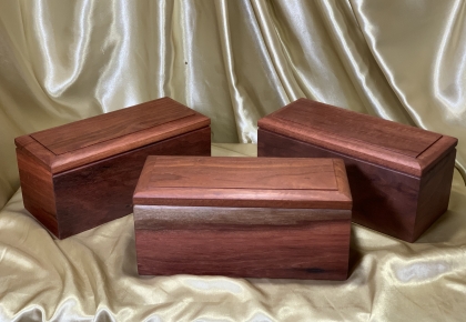 Pet Cremation Boxes - Boxes Available for purchase from our Gallery now
