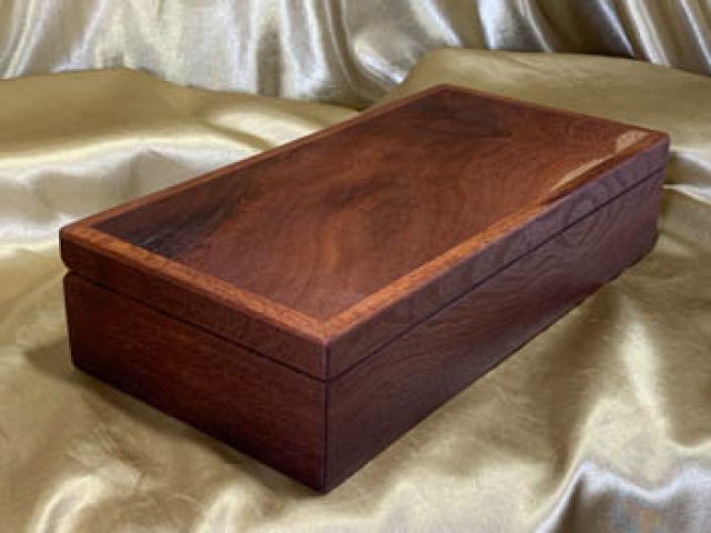 PLKB 25013 - L6547 - Premium Large Hand Made Keepsake Box - Australian Woody Pear