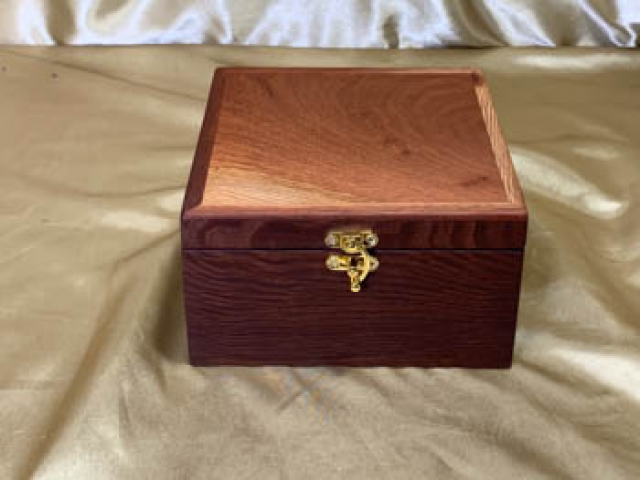 PMSTB 25918-L6230 - Premium Medium Small Wooden Treasure/Trinket Box - Hand Made in Australia