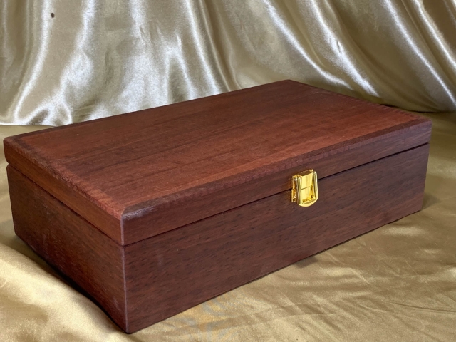 PLKB 2603K2-L7875 - Premium Large Australian Wooden Keepsake Box - Jarrah