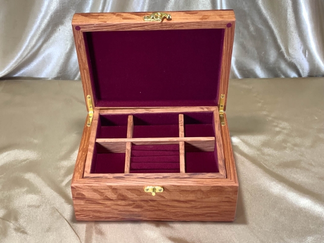 PJBT 2607T5-L9992 - Premium Australian Wooden Jewellery Box with Removable Tray - Handcrafted in Sheoak
