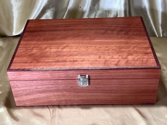 A4DB 2607A5-L9885 - Limited Edition Australian Jarrah Handcrafted Wooden A4 Document Box