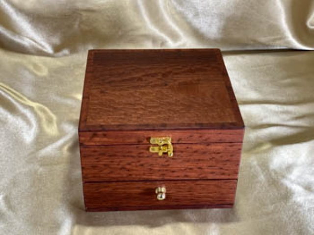 PBDT 261003-L1329 - Premium Australian Handcrafted Jewellery Box with Drawer AND Tray