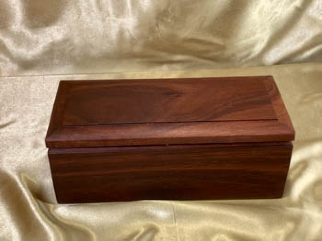 PCBL 26092-L0886 - Premium Large Wooden Pet Cremation Box - Handcrafted from Australian Jarrah