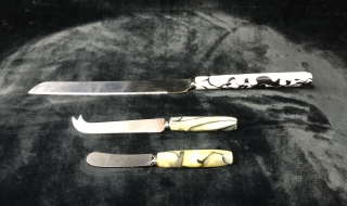 Examples of Designer Knives with Resin Handles