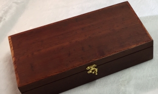 Long Jarrah Box (Leather Lined) 300x150x65 SOLD