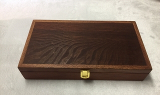 Long Jarrah Box Woody Pear Lid 300x150x65 SOLD