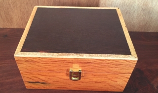 20 Essential Oil Box - Silky Oak box with Woody Pear Lid (EOB-1579) SOLD