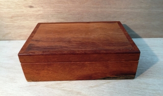 Premium Small Keepsake Box - Woody Pear and Lace Sheoak (PPB-1945) SOLD