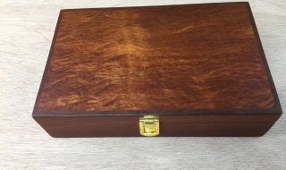 Classic Gentleman's box with Lace Sheoak Lid, Leather lining (CGBS2-1923) Not Available