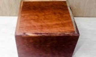 Square Jarrah Jewellery/Trinket Box - Sheoak lid and Tray (CJBT19002-L5229) SOLD