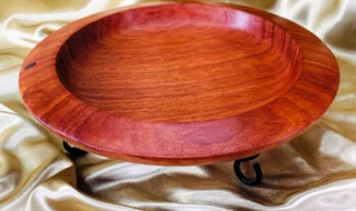 Large Australian Curly Karri Decorator Platter - DP20006-L7349 SOLD