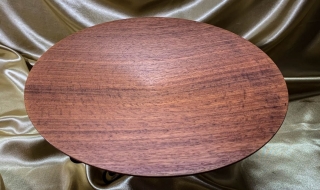 Wooden Decorator Platter hand turned from Australian Jarrah - DP20004-L6890