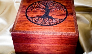 Jarrah/Sheoak Essential Oil Box -Tree Of Life 20 - EOB 19003-L7508 SOLD