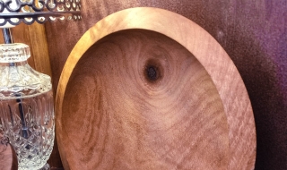Hand turned Australian Silky Oak Decorator Platter - DP20007-L2073