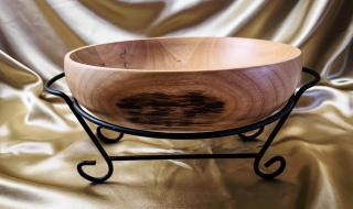 Australian Jacaranda Wooden Decorator Bowl (Medium) - DB20009-L6788