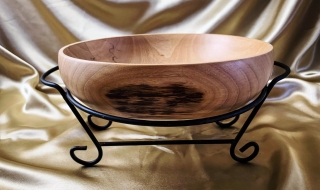Hand turned Wooden Bowl (Medium) - Australian Jacaranda  - DB20009-L6788