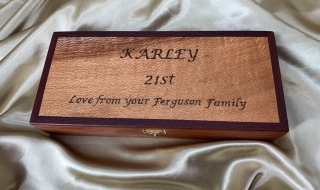 Example of Inscription via Pyrography Customisation