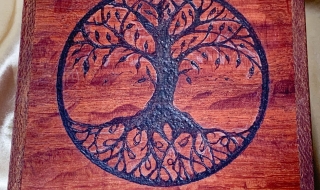 Example of Tree of Life Pyrography Customisation