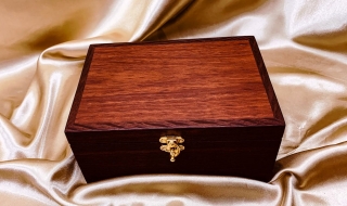 Classic Small Jarrah Jewellery Box with Tray (S)  CJBT20007-L7422 SOLD