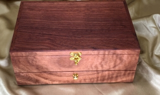 Premium Jarrah Jewellery Box with  Drawer PJBD20010-L8745 SOLD