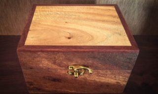 12 Essential Oil Box - Holly Banksia Box with Silky Oak Lid (EOB-1571) SOLD