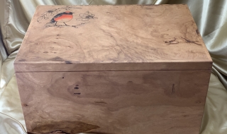 Example of Large A4 chest hand crafted from Australian Blackbutt