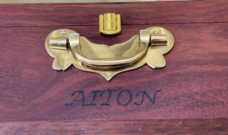 Example of  A4 Document Box with Brass Handle