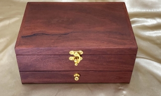 PJBD 21017-L1616 - Premium Jewellery Box with Drawer - Australian Jarrah SOLD