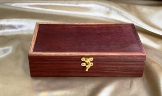 PMKB 21004 - L1897 - Medium Keepsake / Jewellery Box - Jarrah / Woody Pear SOLD