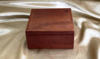 PKTB 21007 - L1909 -  Small Jewellery / Treasure Box - Australian Jarrah SOLD