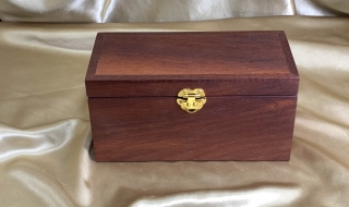 PKTB 21009-L1922 - Medium/Small Jewellery / Treasure Box - Australian Woody Pear SOLD