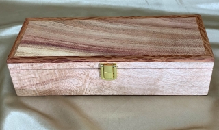PDTB 22001-L2285  Premium Desk Top / Dressing Table Box - Australian Silky Oak Timber SOLD