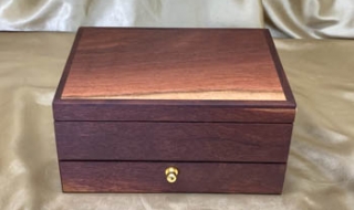 PJBD 22004-L3207 Premium Medium Jewellery Box with Drawer - Australian Woody Pear (Sold)