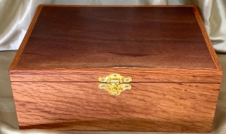 PJBT 22001-L3227 Premium XL Jewellery Box with 2 Removable Trays - Sheoak Timber SOLD