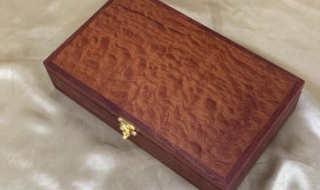 PMKTB 22013-L5973 - Premium Medium Wooden Jewellery / Treasure Box - Australian Woody Pear