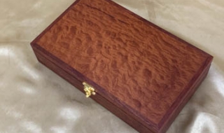 PMKTB 22013-L5973 - Premium Medium Wooden Jewellery / Treasure Box - Australian Woody Pear SOLD