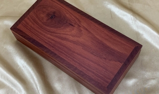 PMMB 22010-L5977 - Medium Wooden Jewellery / Memory Box - Australian Jarrah Timber SOLD