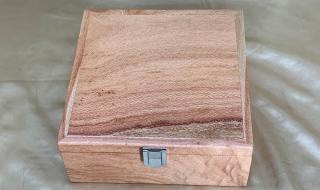PJBT 22010-L5235 Premium Silky Oak Jewellery Box with removable tray SOLD