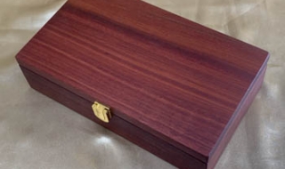 PMSB 22005-L6151 - Medium / Small Wooden Jewellery / Treasure Box - Australian Jarrah SOLD