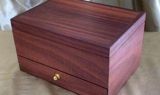 PJBDT 22009-L6450 - Premium Australian Wooden Jewellery Box with Drawer and Top Tray