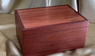 PJBT 2324-L7869 - Premium Jarrah Jewellery Box with removable tray SOLD