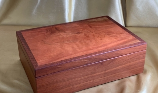 PJBT 2324-L8037 - Handcrafted Jarrah Jewellery Box with Removable Tray SOLD