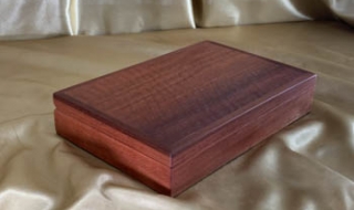 MSGKB 2324-L9738 - Gentleman's Keepsake Box - Jarrah with Leather Lining SOLD
